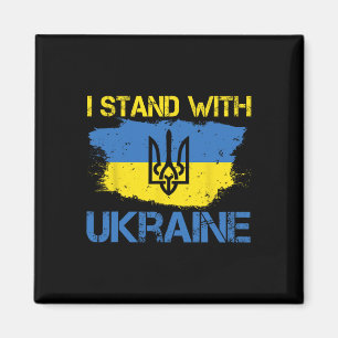 Unterstütze die Ukraine mit dieser Ukraine-Flagge Magnet