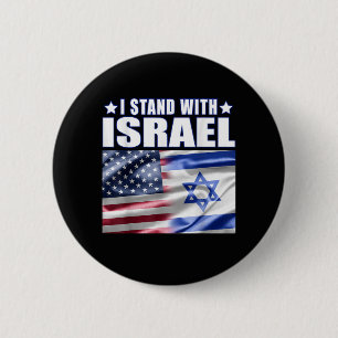 Unterstütze Israel Ich stehe hinter Israel  Button
