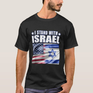 Unterstütze Israel Ich stehe hinter Israel T-Shirt