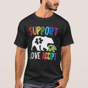 Unterstütze Liebe Akzeptiere Mutter Und Kind Trage T-Shirt