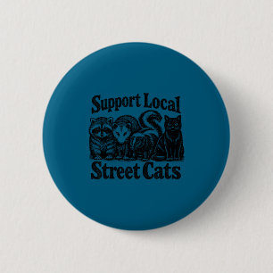 Unterstütze lokale Straßenkatzen Team Müllbeutel O Button