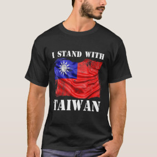 Unterstütze Taiwan Ich stehe mit Taiwan-Flagge Tai T-Shirt