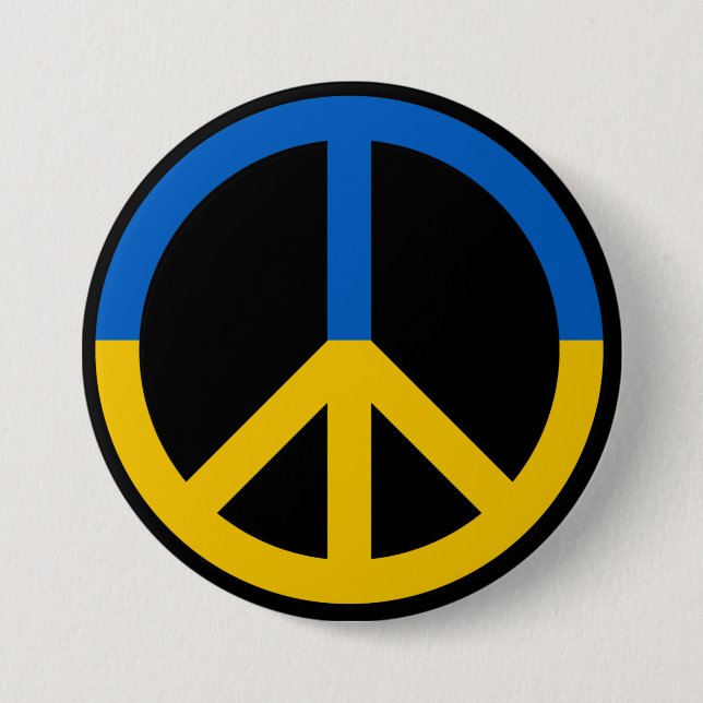 Unterstütze Ukraine Button (Vorderseite)