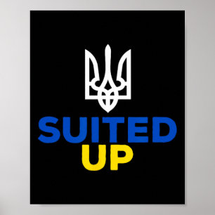 Unterstütze Ukraine Das ist mein Anzug Ukrainische Poster