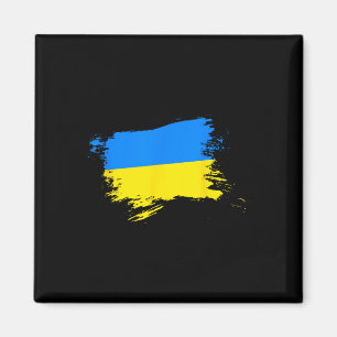Unterstütze Ukraine Flagge Ukrainischer Stolz Herz Magnet