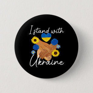 Unterstütze Ukraine Frieden Einheit Ukraine Hoffnu Button