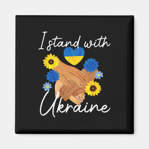 Unterstütze Ukraine Frieden Einheit Ukraine Hoffnu Magnet