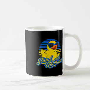 Unterstütze Ukraine Gummiente Ukrainische Flagge S Kaffeetasse