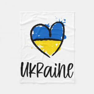 Unterstütze Ukraine Ich stehe mit der ukrainischen Fleecedecke