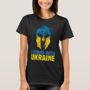 Unterstütze Ukraine Ich stehe mit Ukraine Spartani T-Shirt