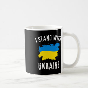 Unterstütze Ukraine Ich stehe mit Ukraine Ukrainis Kaffeetasse