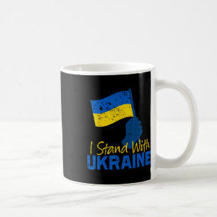 Unterstütze Ukraine Ich stehe mit Ukraine Ukrainis Kaffeetasse