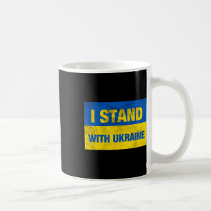 Unterstütze Ukraine Ich stehe mit Ukraine Ukrainis Kaffeetasse