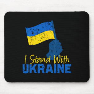 Unterstütze Ukraine Ich stehe mit Ukraine Ukrainis Mousepad