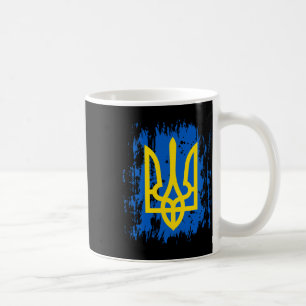 Unterstütze Ukraine Steh mit Ukraine Ukrainische F Kaffeetasse