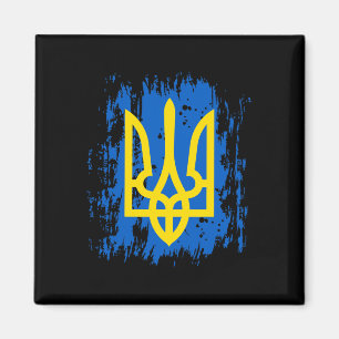 Unterstütze Ukraine Steh mit Ukraine Ukrainische F Magnet