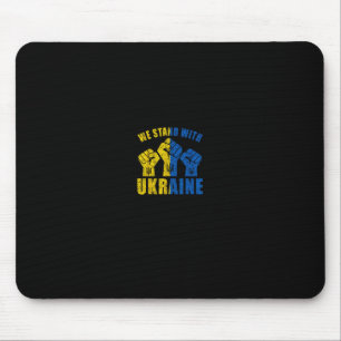 Unterstütze Ukraine - Wir stehen mit der Ukraine-F Mousepad