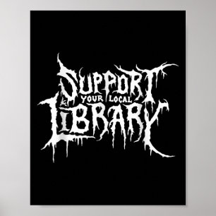 Unterstützen Sie das Bookworm-Design Ihres lokalen Poster