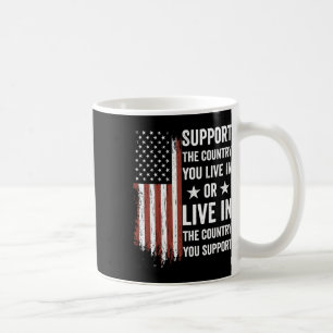 Unterstützen Sie das Land, in dem Sie leben, das L Kaffeetasse