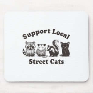 Unterstützen Sie das lokale Straßenkatzen-Team Tra Mousepad