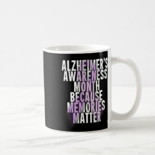 Unterstützen Sie den Bewusstseinsmonat Lila Band Kaffeetasse