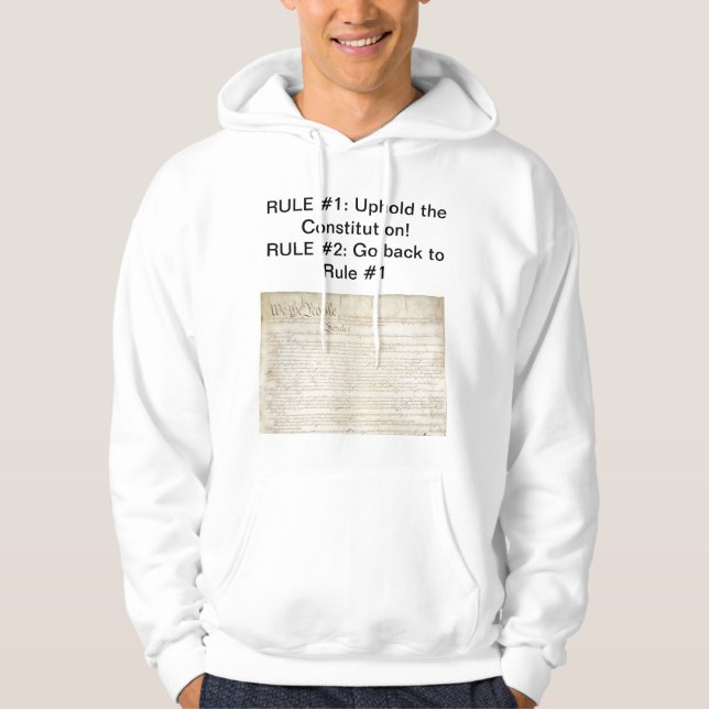 Unterstützen Sie den KonstitutionHoodie Hoodie (Vorderseite)