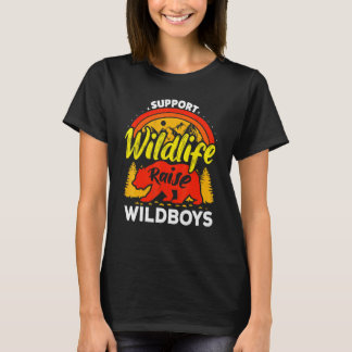 Unterstützen Sie die Tierwelt, ziehen Sie wilde Ki T-Shirt