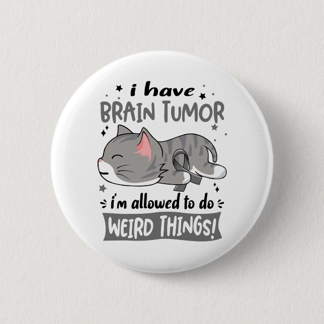 Unterstützen Sie Geschenke aus dem Brain Tumor Awa Button (Vorderseite)