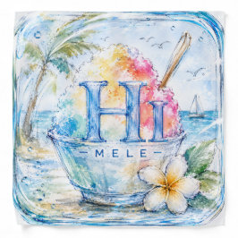Unterstützen Sie HIMELE Hawaiian Bandana Shave Ice Halstuch