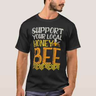 Unterstützen Sie Ihre Honigbiene als Honigwabenjäg T-Shirt