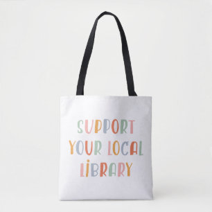Unterstützen Sie Ihre Lokale Bibliothek Tasche