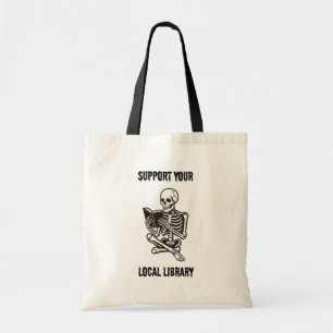 Unterstützen Sie Ihre Lokale Bibliothek-Tasche Tragetasche