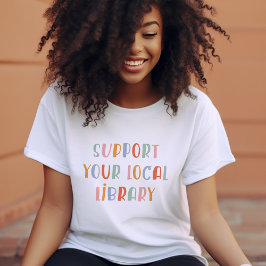 Unterstützen Sie Ihre Lokale Bibliothek Tri-Blend Shirt