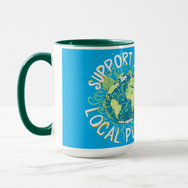 Unterstützen Sie Ihre lokalen Pflanze Tasse (Links)