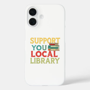 Unterstützen Sie Ihre örtliche Bibliothek Bücherle iPhone 16 Hülle