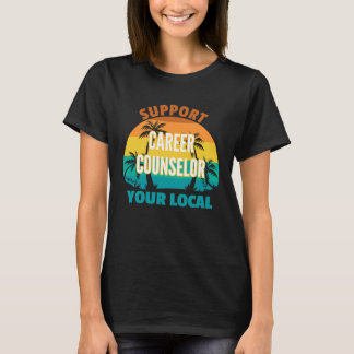 Unterstützen Sie Ihren Berater vor Ort, tropisch T-Shirt