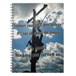 Unterstützen Sie Ihren Lineman Notizblock