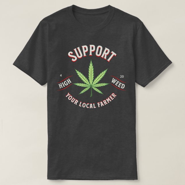 Unterstützen Sie Ihren lokalen Bauer T-Shirt (Design vorne)
