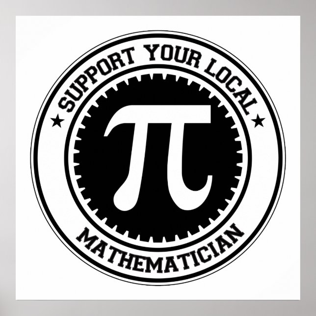 Unterstützen Sie Ihren Mathematiker vor Ort Poster (Vorne)