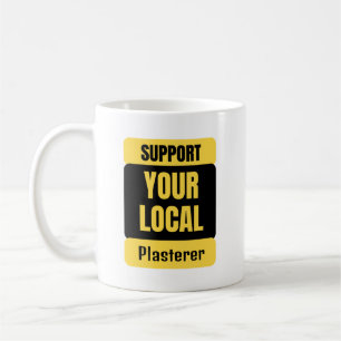 Unterstützen Sie Ihren örtlichen Platzhalter Kaffeetasse
