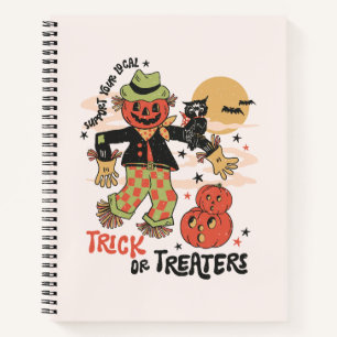 Unterstützen Sie Ihren Trick oder Ihre Behandlung  Notizbuch