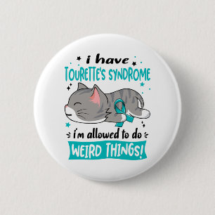 Unterstützen Sie Tourettes Syndrom-Sensibilisierun Button