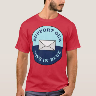 Unterstützen Sie unsere Jungs in blauen USPS T-Shirt