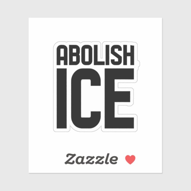 Unterstützen Sie unseren Immigranten, der den Eisp Aufkleber (Blatt)