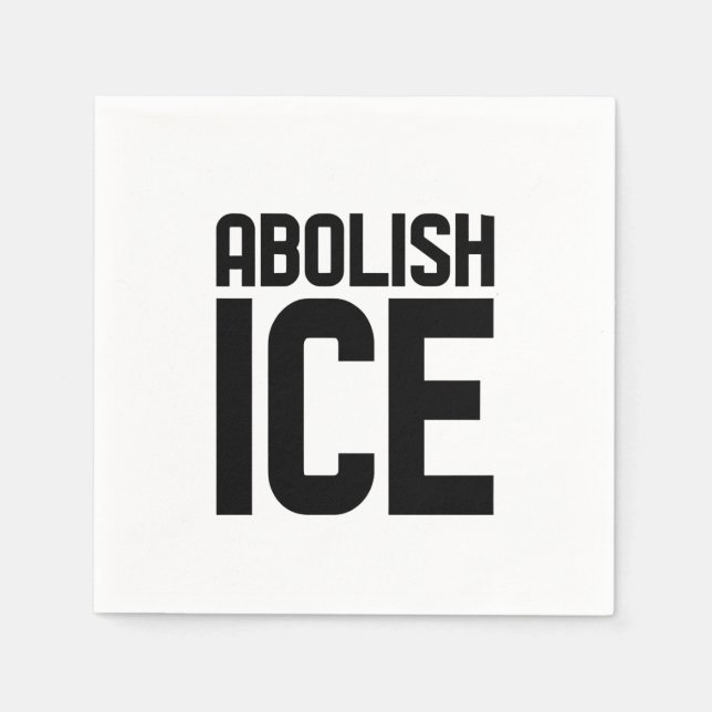 Unterstützen Sie unseren Immigranten, der den Eisp Serviette (Vorderseite)
