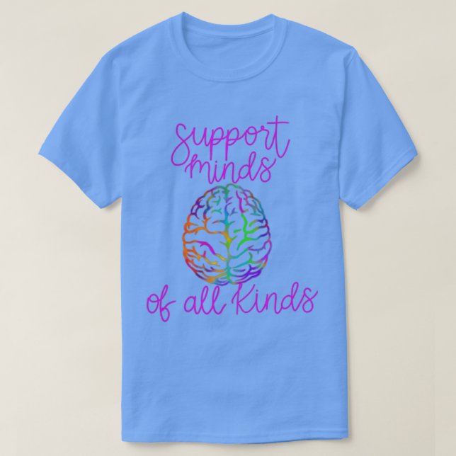 Unterstützende Geister aller Art in Rosa T-Shirt (Design vorne)