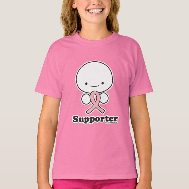 Unterstützer (Brustkrebs) Kinder Apparel T-Shirt (Vorderseite)