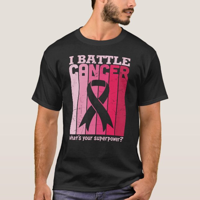 Unterstützer des Kriegers für den Kampf gegen den  T-Shirt (Vorderseite)