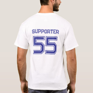 Unterstützer Jersey für Teamsport, individueller S T-Shirt