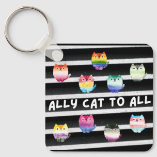Unterstützer-Katze für alle Schlüsselanhänger